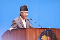  स्थिर र मजबुत सरकारका लागि कांग्रेस–एमालेको सरकार गठन भएको हो : सभापति देउवा 